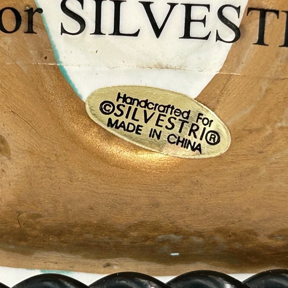 Lori Siebert Silvestri Demdaco Glass Fusion Birthday PARTY Cake Plate Confetti‎